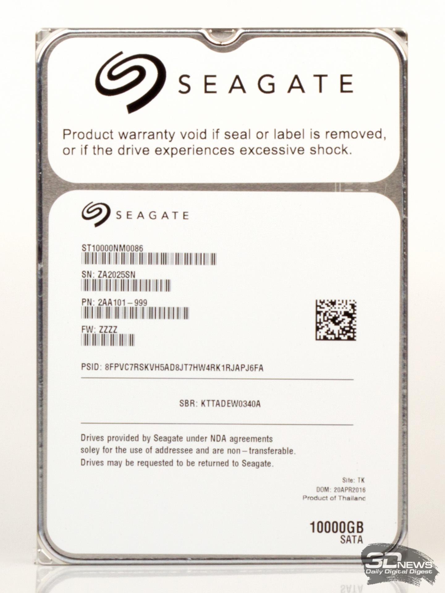   Seagate ST10000NM0086