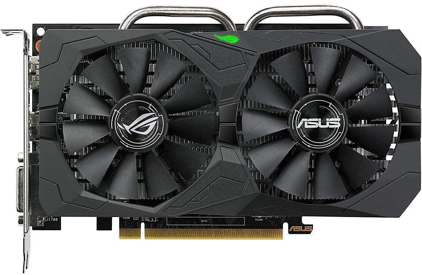  Asus Radeon RX 570 1300Mhz PCI-E 3.0 4096Mb 7000Mhz 256 bit 2xDVI HDMI HDCP Arez Strix OC Gaming