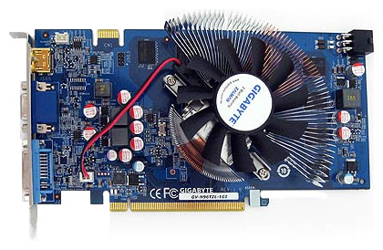  Gigabyte GeForce 9600 GT 650 Mhz PCI-E 2.0 1024 Mb 1800 Mhz 256 bit DVI HDMI HDCP