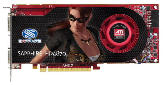  Sapphire Radeon HD 4870 750 Mhz PCI-E 2.0 512 Mb 3600 Mhz 256 bit 2xDVI TV HDCP YPrPb 11133-00-20R  #1