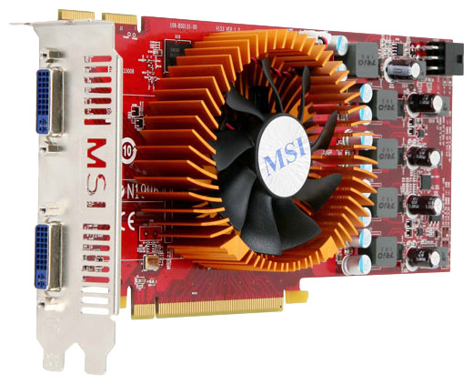  MSI Radeon HD 4850 640 Mhz PCI-E 2.0 512 Mb 1986 Mhz 256 bit 2xDVI HDCP R4850-2D512  #1