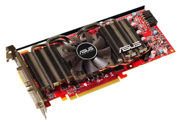  Asus Radeon HD 4870 750 Mhz PCI-E 2.0 1024 Mb 3600 Mhz 256 bit 2xDVI TV HDCP YPrPb Dark Knight