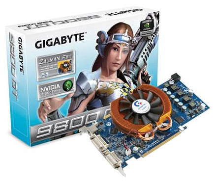  Gigabyte GeForce 9800 GT 600 Mhz PCI-E 2.0 1024 Mb 1800 Mhz 256 bit 2xDVI TV HDCP YPrPb GV-N98TZL-1GH  #1