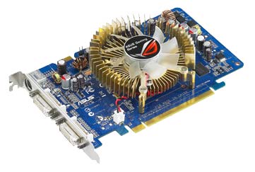  Asus GeForce 8600 GT 540 Mhz PCI-E 256 Mb 1400 Mhz 128 bit 2xDVI TV HDCP YPrPb EN8600GT/HTDP/256M  #1