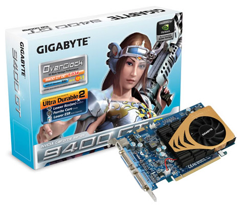  Gigabyte GeForce 9400GT / PCI-E 2.0 x16 GV-N94TOC-1GH  #1