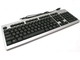   Gembird KB-8300SB-R Silver-Black PS/2 (KB-8300SB-R)  1