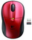   Logitech M305 Wireless Mouse with Nano Receiver Crimson Red USB (910-002178)  1