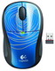   Logitech M305 Wireless Mouse with Nano Receiver Blue Swirl USB (910-002177)  1