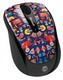   Microsoft Wireless Mobile Mouse 3500 Artist Edition Matt Lyon Red-Blue USB (GMF-00346)  2