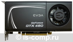   EVGA GeForce GTX 460 763Mhz PCI-E 2.0 1024Mb 3800Mhz 256 bit 2xDVI Mini-HDMI HDCP EE (01G-P3-1373-ER)  1