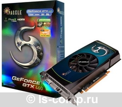   Sparkle GeForce GTX 460 675 Mhz PCI-E 2.0 768 Mb 3600 Mhz 192 bit 2xDVI Mini-HDMI HDCP (SXX460768D5NM)  1