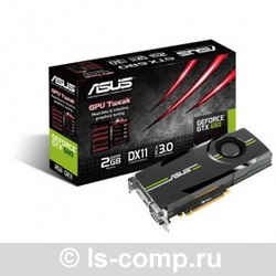   Asus GeForce GTX 680 1006Mhz PCI-E 3.0 2048Mb 6008Mhz 256 bit 2xDVI HDMI HDCP (GTX680-2GD5)  2