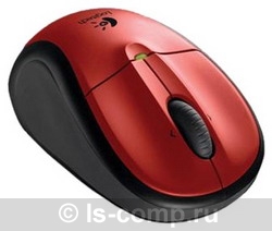   Logitech M305 Wireless Mouse with Nano Receiver Crimson Red USB (910-002178)  2