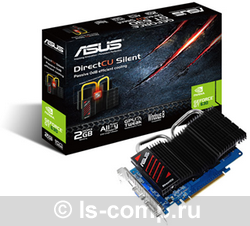   Asus GeForce GT 630 810Mhz PCI-E 2.0 2048Mb 1800Mhz 128 bit DVI HDMI HDCP Silent (GT630-DCSL-2GD3)  2