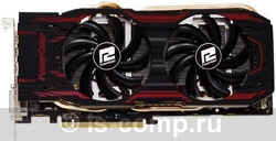   PowerColor Radeon R9 280X 880Mhz PCI-E 3.0 3072Mb 6000Mhz 384 bit DVI HDMI HDCP (AXR9 280X 3GBD5-T2DHE/OC)  2