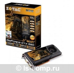   Zotac GeForce GTX 580 815Mhz PCI-E 2.0 1536Mb 4100Mhz 384 bit 2xDVI Mini-HDMI HDCP Cool (ZT-50106-10P)  2