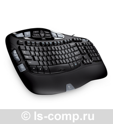   Logitech Wave Keyboard Black USB (920-000337)  2