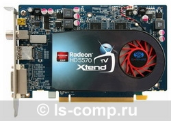   Sapphire Radeon HD 5570 650Mhz PCI-E 2.1 1024Mb 4000Mhz 128 bit DVI HDMI HDCP XtendTV (11167-18-20G)  1