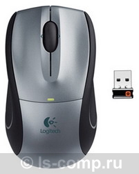   Logitech Wireless Mouse M505 Silver-Black USB (910-001320)  1