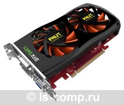   Palit GeForce GTX 560 Ti 900Mhz PCI-E 2.0 1024Mb 4200Mhz 256 bit 2xDVI HDMI HDCP (NE5X56TS1102-1140F)  2