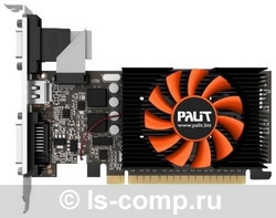   Palit GeForce GT 730 902Mhz PCI-E 2.0 1024Mb 5000Mhz 64 bit DVI HDMI HDCP (NE5T7300HD06-2081F)  1