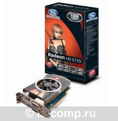   Sapphire Radeon HD 5770 850Mhz PCI-E 2.1 1024Mb 4800Mhz 128 bit DVI HDMI HDCP (11163-17)  3