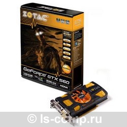   Zotac GeForce GTX 560 820Mhz PCI-E 2.0 2048Mb 4008Mhz 256 bit 2xDVI HDMI HDCP (ZT-50705-10M)  2