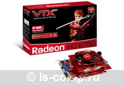   VTX3D Radeon HD 6750 700Mhz PCI-E 2.1 1024Mb 4600Mhz 128 bit DVI HDMI HDCP (VX6750 1GBD5-H)  2