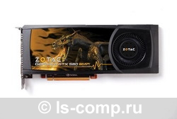   Zotac GeForce GTX 580 815Mhz PCI-E 2.0 1536Mb 4100Mhz 384 bit 2xDVI Mini-HDMI HDCP (ZT-50102-10P)  2