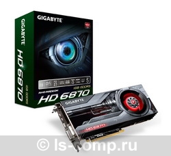   Gigabyte Radeon HD 6870 900 Mhz PCI-E 2.1 1024 Mb 4200 Mhz 256 bit 2xDVI HDMI HDCP (GV-R687D5-1GD-B)  1