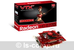   VTX3D Radeon HD 6770 850Mhz PCI-E 2.1 1024Mb 4800Mhz 128 bit DVI HDMI HDCP (VX6770 1GBD5-H)  2