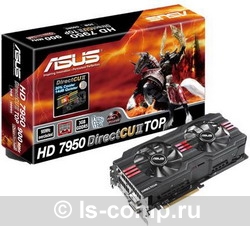   Asus Radeon HD 7950 900Mhz PCI-E 3.0 3072Mb 5000Mhz 384 bit 2xDVI HDMI HDCP (HD7950-DC2T-3GD5-V2)  4