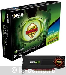   Palit GeForce GTS 450 783 Mhz PCI-E 2.0 1024 Mb 3608 Mhz 128 bit DVI HDMI HDCP Low Profile (NE5S4500F0601)  1