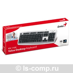   Genius KB-110X Silver PS/2 (KB-110X Silver)  2