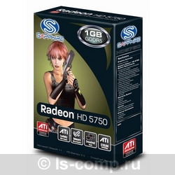   Sapphire Radeon HD 5750 700 Mhz PCI-E 2.0 512 Mb 4600 Mhz 128 bit 2xDVI HDMI HDCP (11164-03-20R)  1