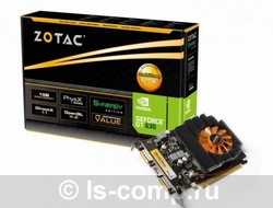   Zotac GeForce GT 630 810Mhz PCI-E 2.0 1024Mb 1333Mhz 128 bit 2xDVI Mini-HDMI HDCP (ZT-60404-10L)  2