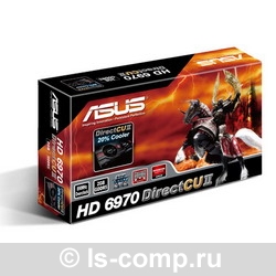   Asus Radeon HD 6970 890Mhz PCI-E 2.1 2048Mb 5500Mhz 256 bit 2xDVI HDCP (EAH6970 DCII/2DI4S/2GD5)  4