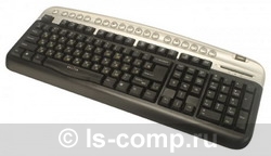   Oklick 320 M Multimedia Keyboard Silver USB+PS/2 (320M-UP-S)  2