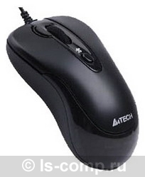   A4 Tech D-61FX DustFree HD Mouse Black USB (D-61FX)  1