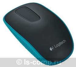   Logitech Zone Touch Mouse T400 Black-Blue USB (910-003314)  2