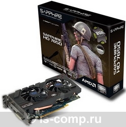   Sapphire Radeon HD 7850 860Mhz PCI-E 3.0 2048Mb 4800Mhz 256 bit DVI HDMI HDCP (11200-00-10G)  4