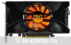   Palit GeForce GTS 450 783Mhz PCI-E 2.0 1024Mb 3608Mhz 128 bit DVI HDMI HDCP Smart Edition (NE5S450DHD01-1063F)  1