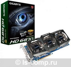   Gigabyte Radeon HD 6870 900Mhz PCI-E 2.1 1024Mb 4200Mhz 256 bit 2xDVI HDMI HDCP (rev. 2.0) (GV-R687UD-1GD)  2