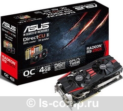   Asus Radeon R9 290X 1050Mhz PCI-E 3.0 4096Mb 5400Mhz 512 bit 2xDVI HDMI HDCP (R9290X-DC2OC-4GD5)  3