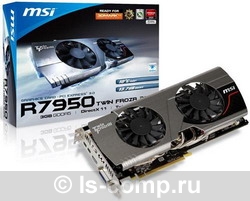   MSI Radeon HD 7950 880Mhz PCI-E 3.0 3072Mb 5200Mhz 384 bit DVI HDMI HDCP (R7950 TWIN FROZR 3GD5/OC)  2