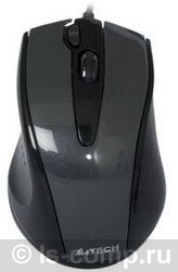   A4 Tech D-500F DustFree HD Mouse Black USB (D-500F)  1