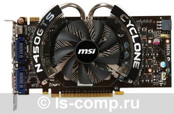   MSI GeForce GTS 450 783Mhz PCI-E 2.0 1024Mb 3608Mhz 128 bit 2xDVI Mini-HDMI HDCP Cyclone (N450GTS Cyclone 1GD5)  1