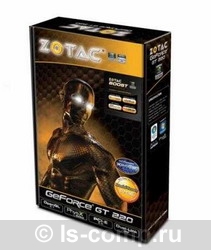   Zotac GeForce GT 220 506Mhz PCI-E 2.0 1024Mb 1333Mhz 128 bit DVI HDMI HDCP (ZT-20205-10L)  4