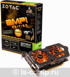   Zotac GeForce GTX 660 Ti 1033Mhz PCI-E 3.0 2048Mb 6608Mhz 192 bit 2xDVI HDMI HDCP (ZT-60803-10P)  2