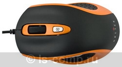   Oklick 404 S Optical Mouse Black-Orange USB (404S Black/Orange)  2